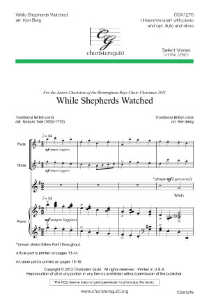 DLA1276 While Shepherds Watched Audio Download
