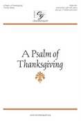 CGAC1321 A Psalm of Thanksgiving Accompaniment Track