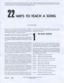 CGBK25 22 Ways to Teach a Song Book