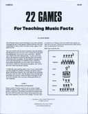 CGBK32 22 Games for Teaching Music Facts Book