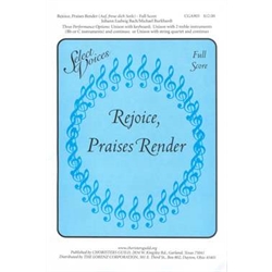 Rejoice, Praises Render (Auf, freue dich Seele) Full Score