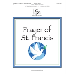 Prayer of St. Francis - Handbell Score (3-5 octaves)