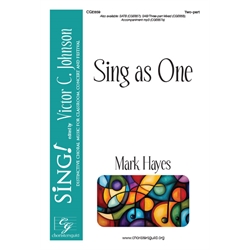 Sing as One (Two-part)