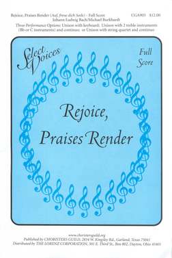 Rejoice, Praises Render (Auf, freue dich Seele) Full Score