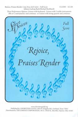 Rejoice, Praises Render (Auf, freue dich Seele) Full Score