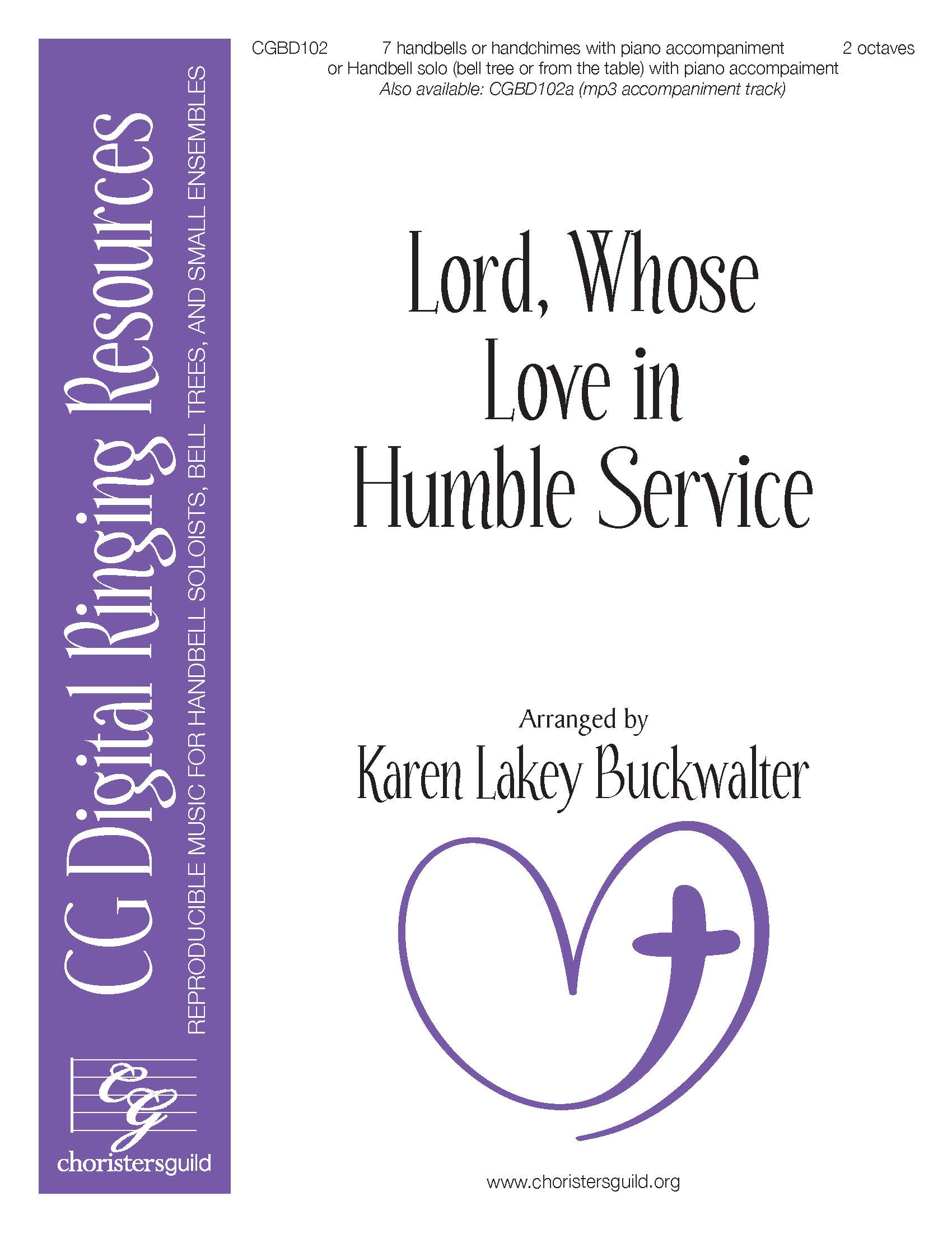 Lord, Whose Love in Humble Service - 7 bells (reproducible)