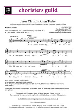 Jesus Christ Is Risen Today (Easter Hymn) Fanfare, Melody