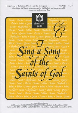 I Sing a Song of the Saints of God