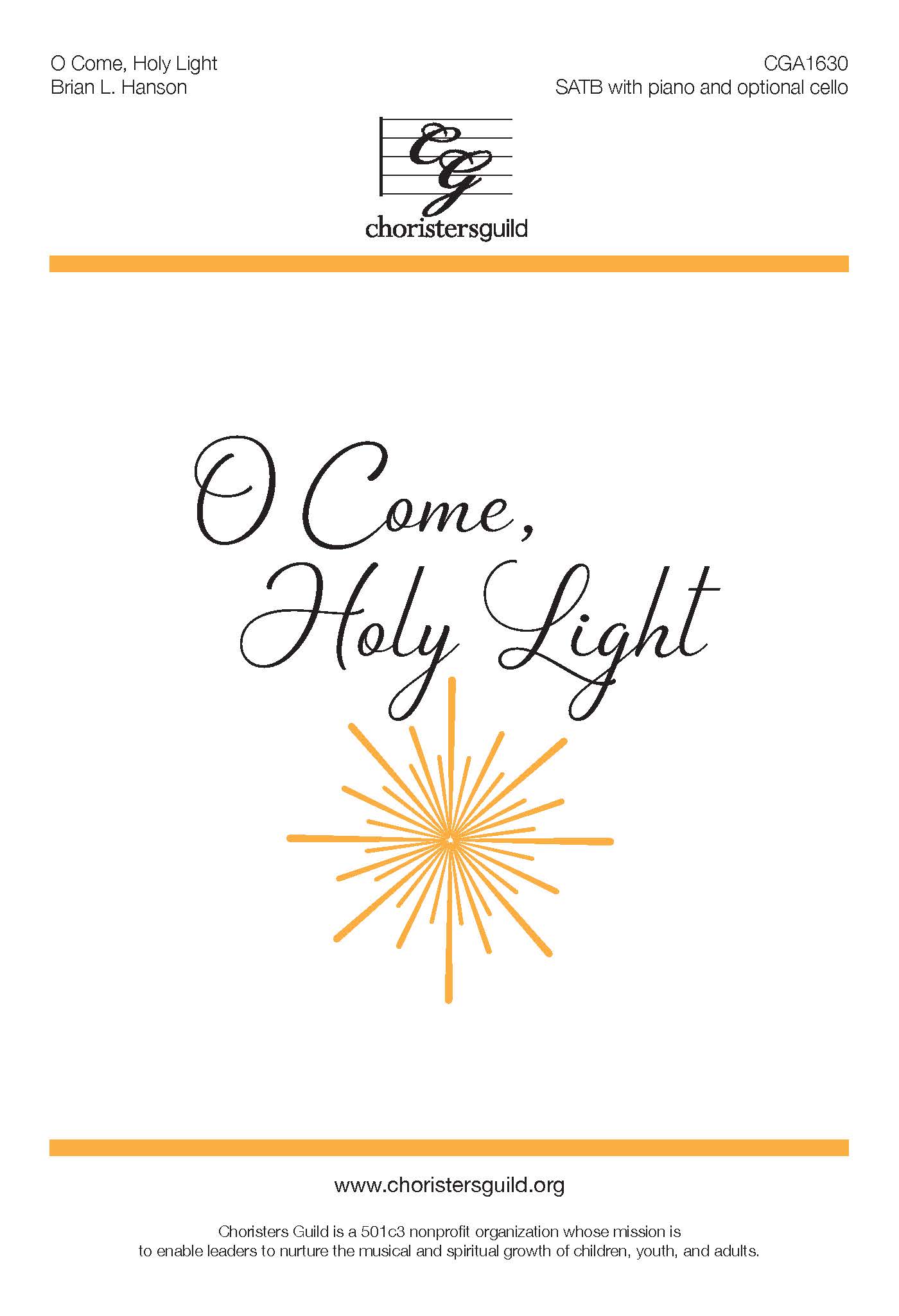 O Come, Holy Light (Digital Download Accompaniment Track)