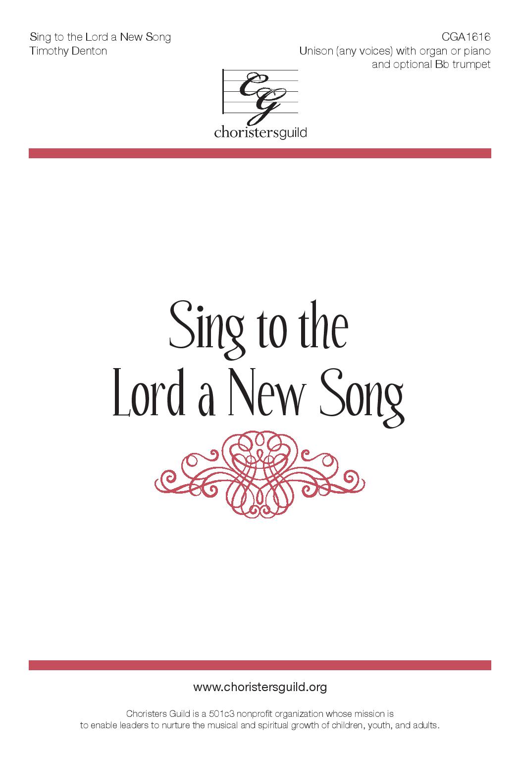 Sing to the Lord a New Song (Digital Download Accompaniment Track)