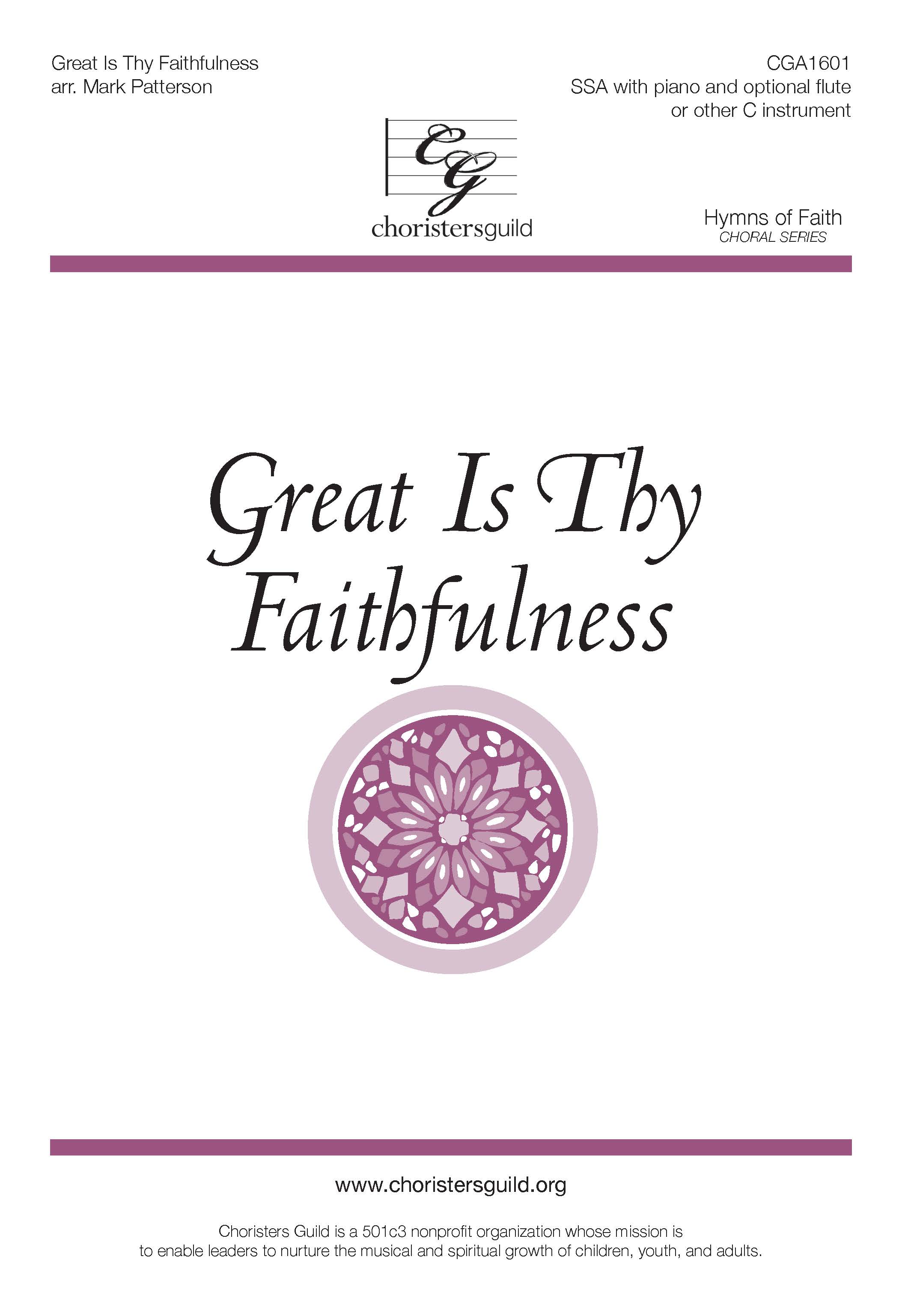 Great Is Thy Faithfulness (Digital Download Accompaniment Track)