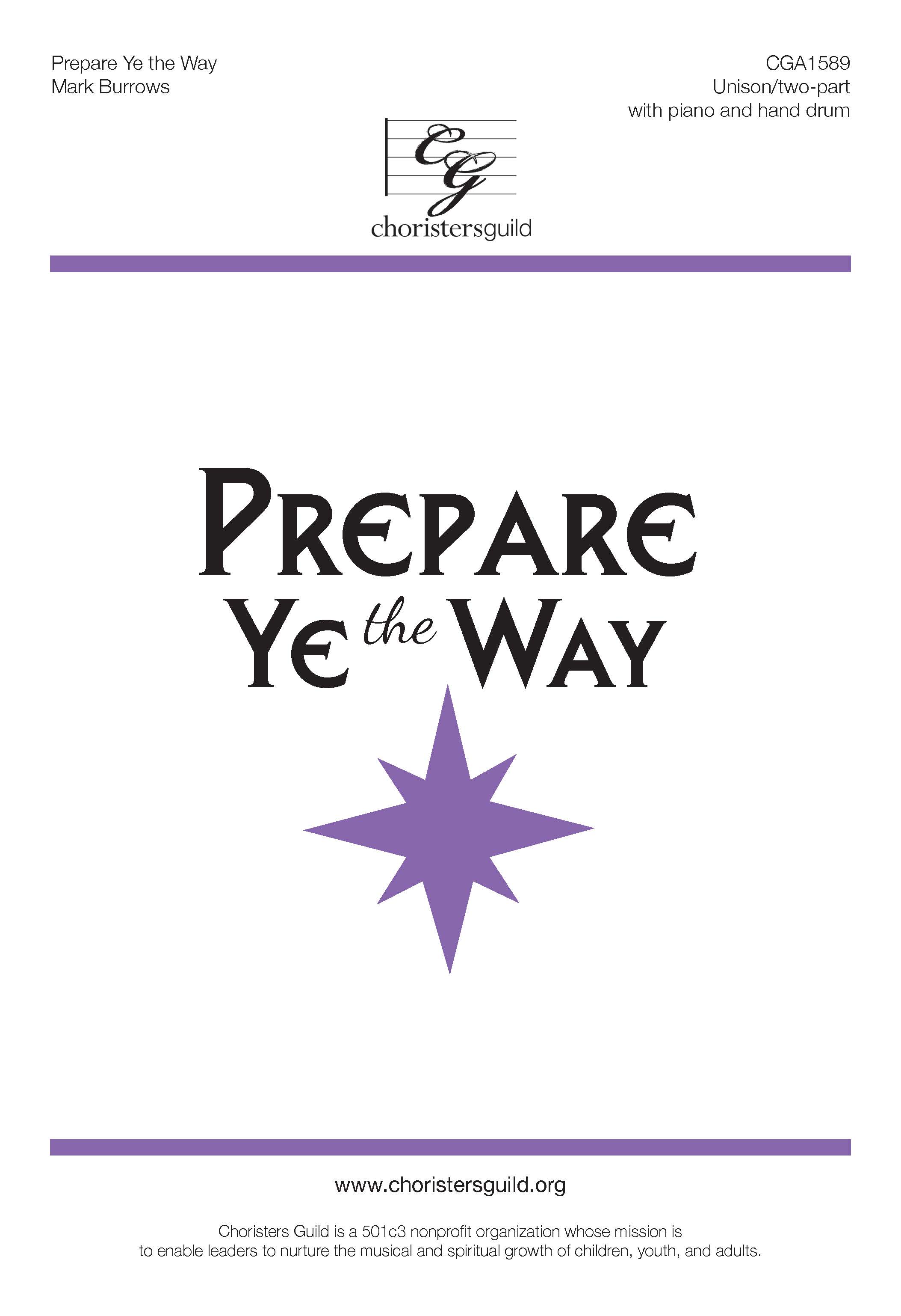 Prepare Ye the Way (Digital Download Accompaniment Track)