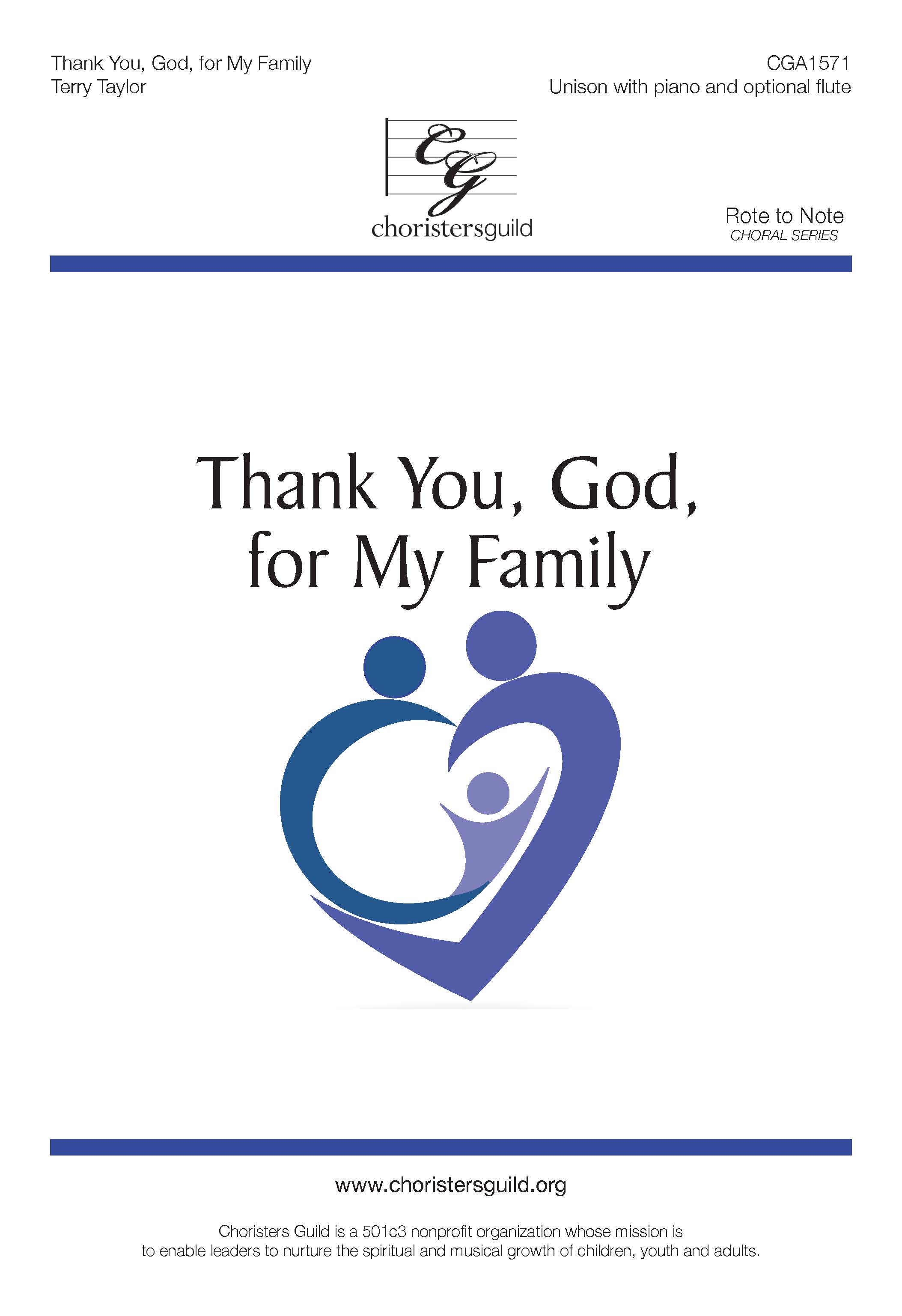 Thank You, God, for My Family (Digital Download Accompaniment Track)