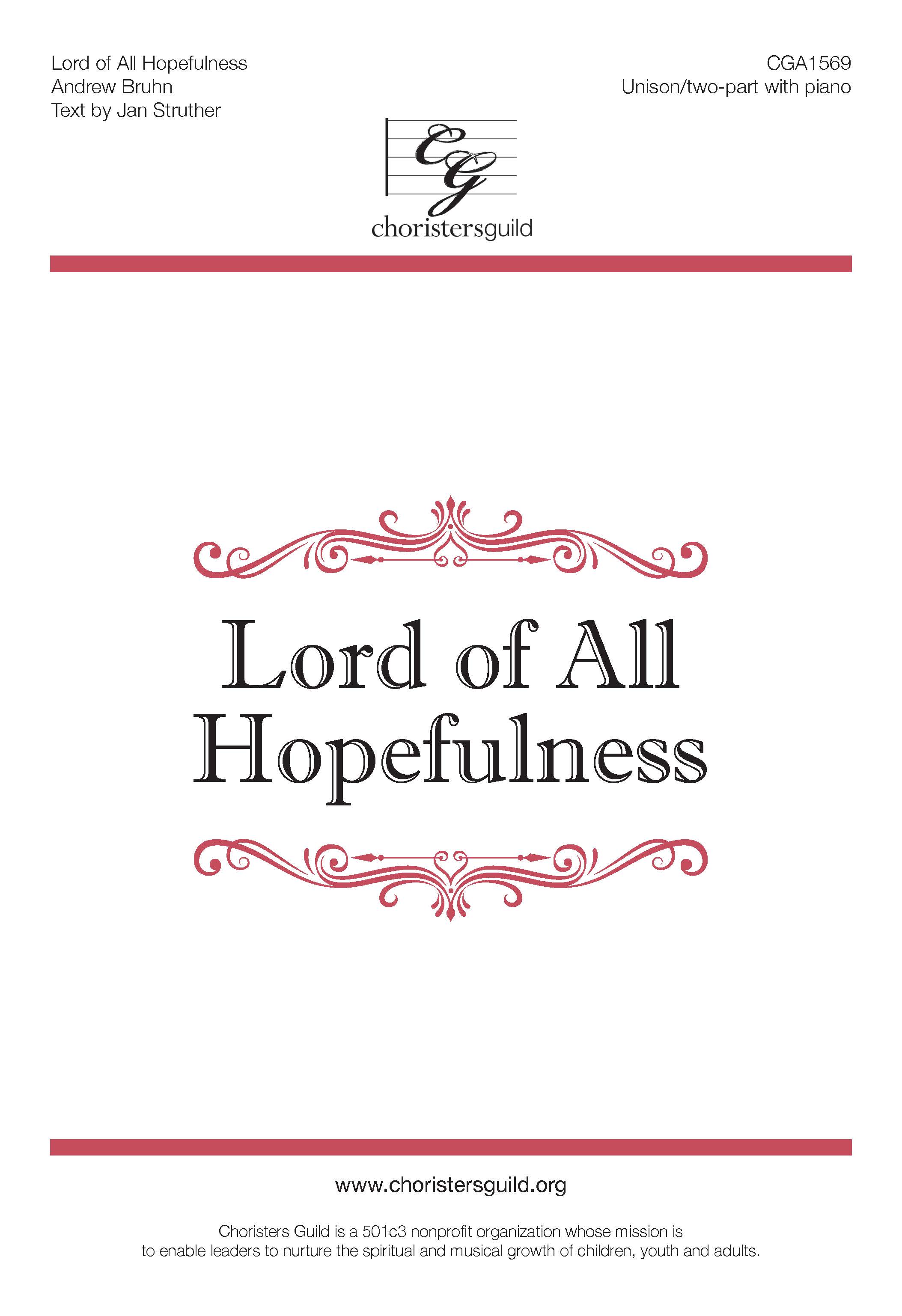 Lord of All Hopefulness (Digital Download Accompaniment Track)