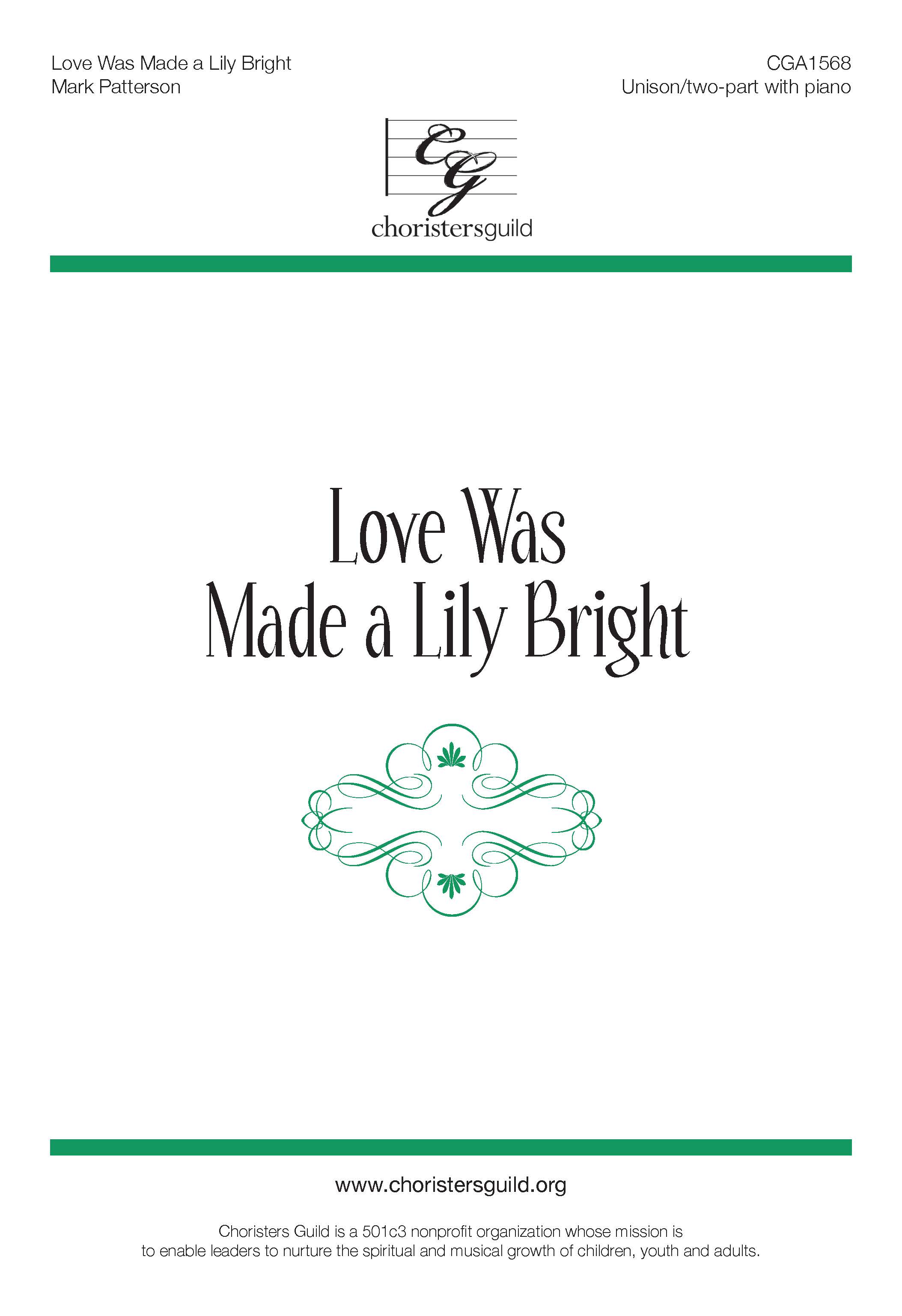 Love Was Made a Lily Bright (Digital Download Accompaniment Track)