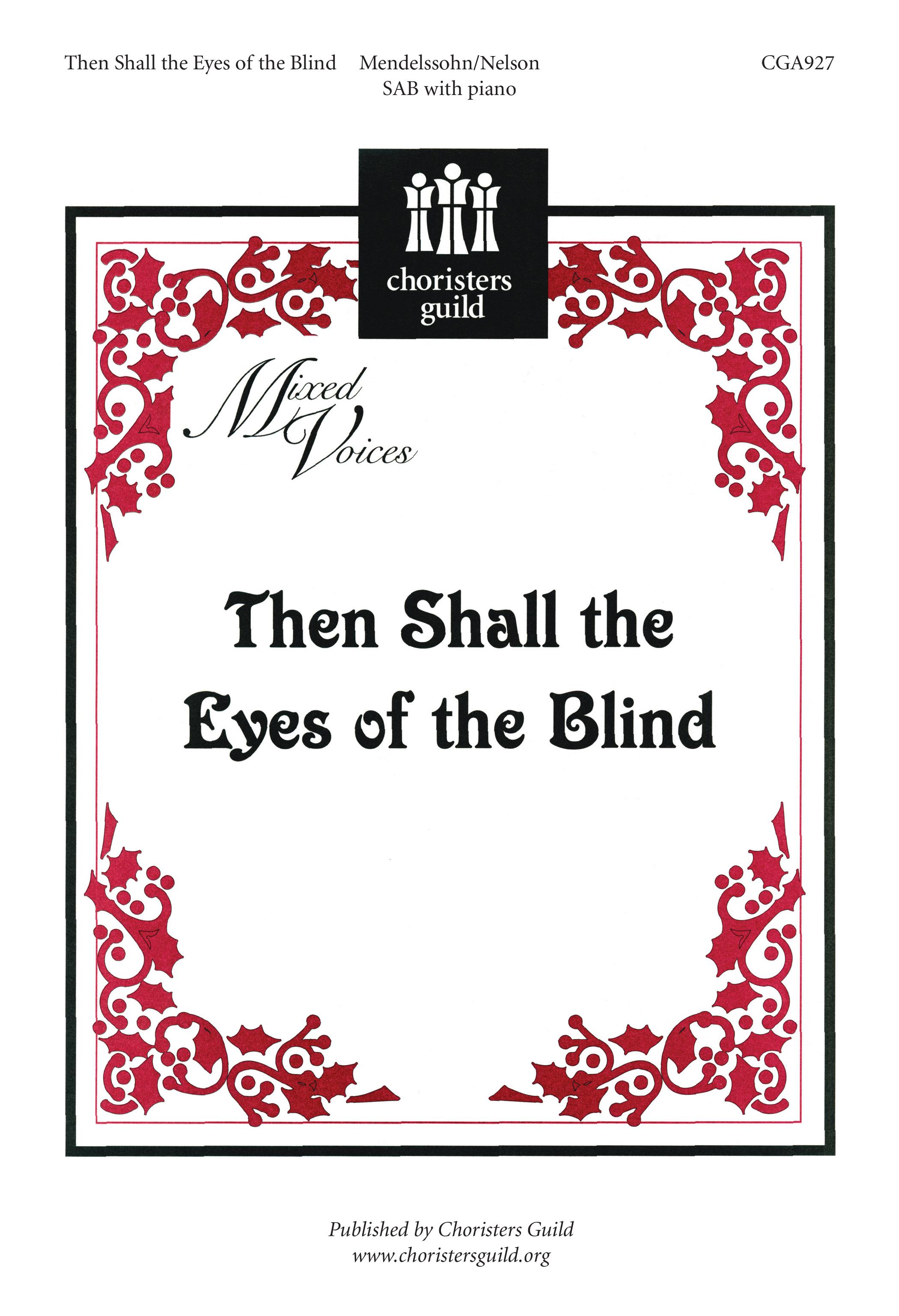 Then Shall the Eyes of the Blind