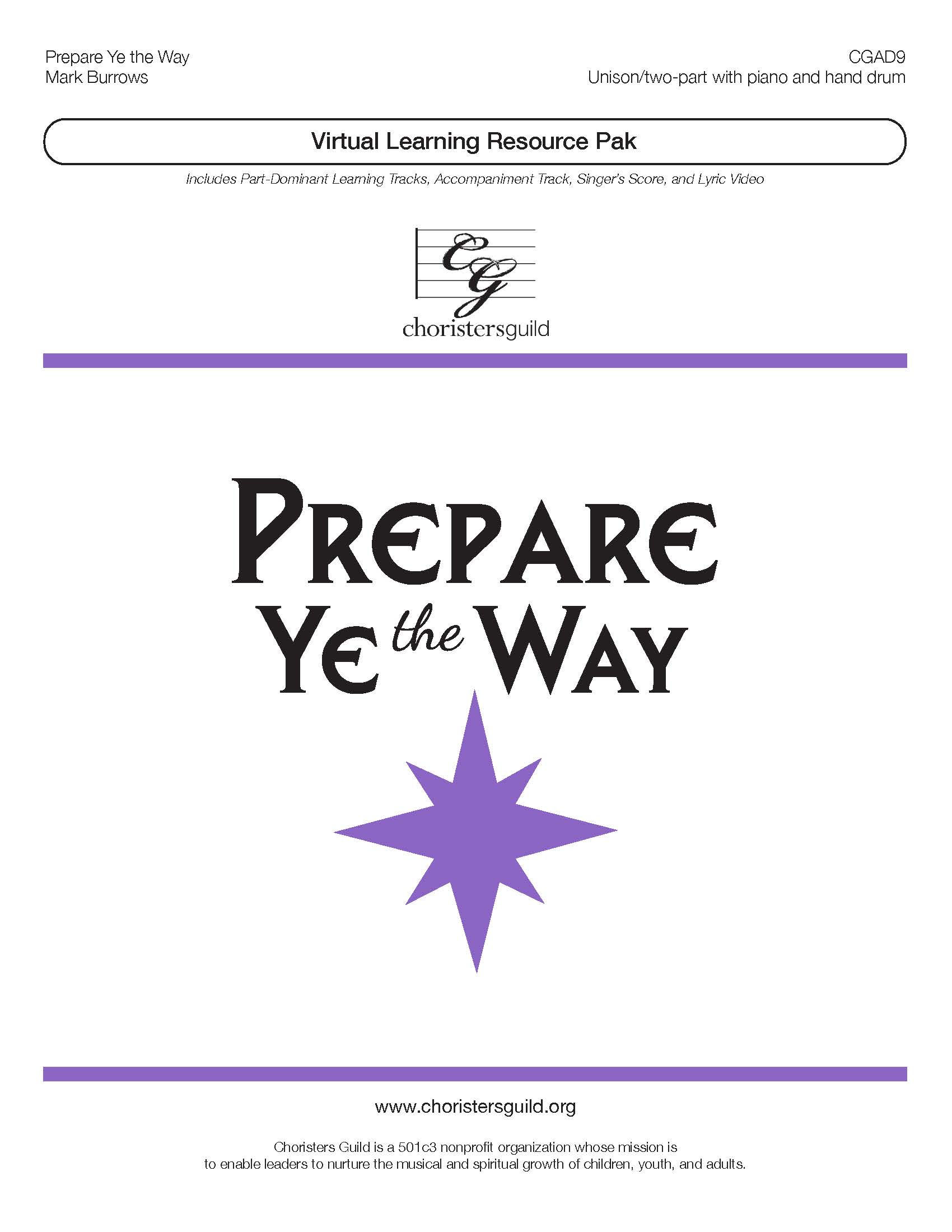 Prepare Ye the Way (Digital Download Pak) - Two-part