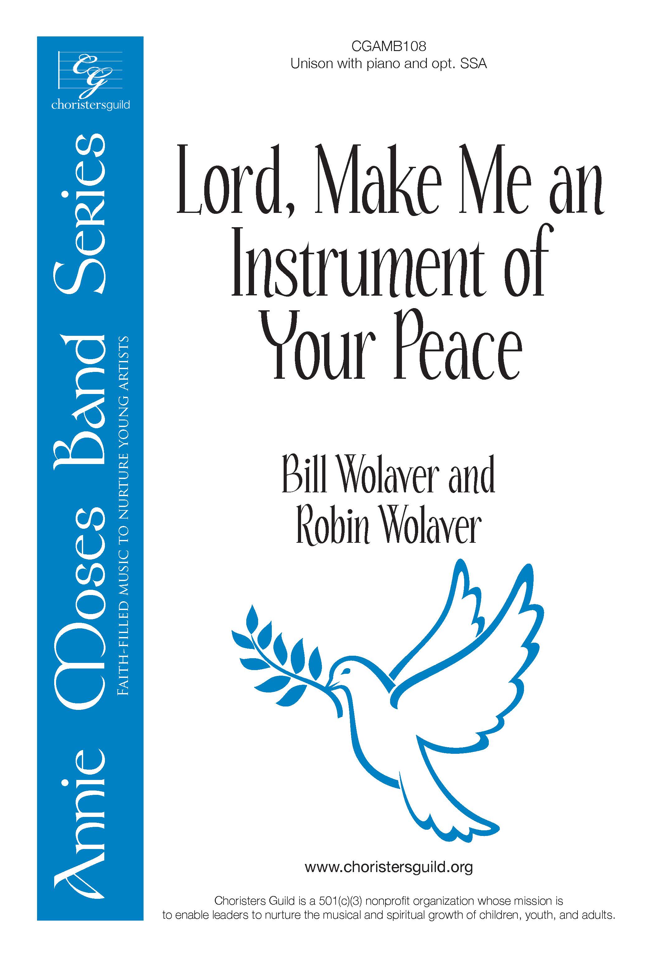 Lord, Make Me an Instrument of Your Peace - Unison with opt. SSA