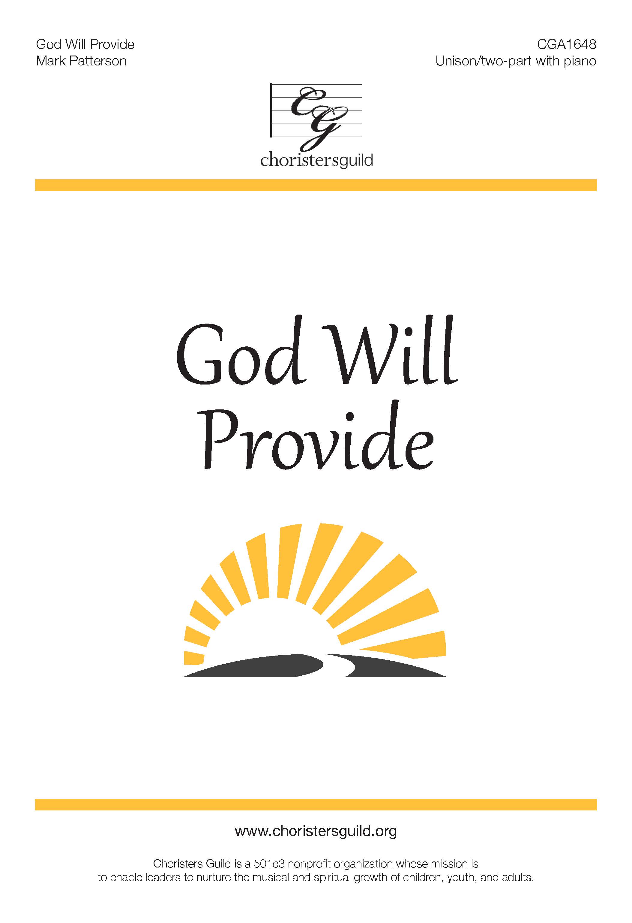 God Will Provide - Unison/Two-part