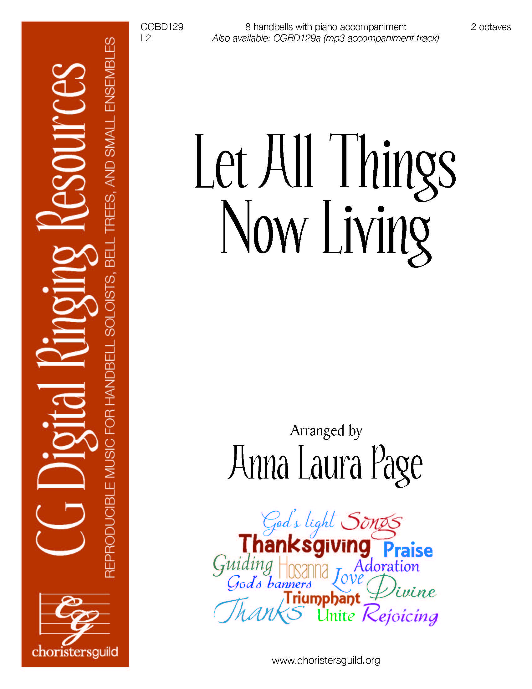 Let All Things Now Living (reproducible) - 8 bells