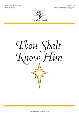 Thou Shalt Know Him (Digital Download Accompaniment Track)