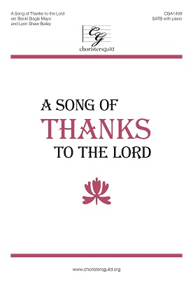 A Song of Thanks to the Lord (Digital Download Accompaniment Track)