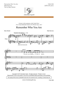 Remember Who You Are (Digital Download Accompaniment Track)