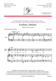 Exultate, Jubilate! (Digital Download Accompaniment Track)