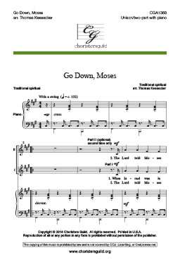 Go Down, Moses (Digital Download Accompaniment Track)