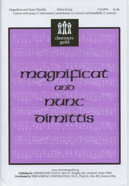 Magnificat and Nunc Dimittis