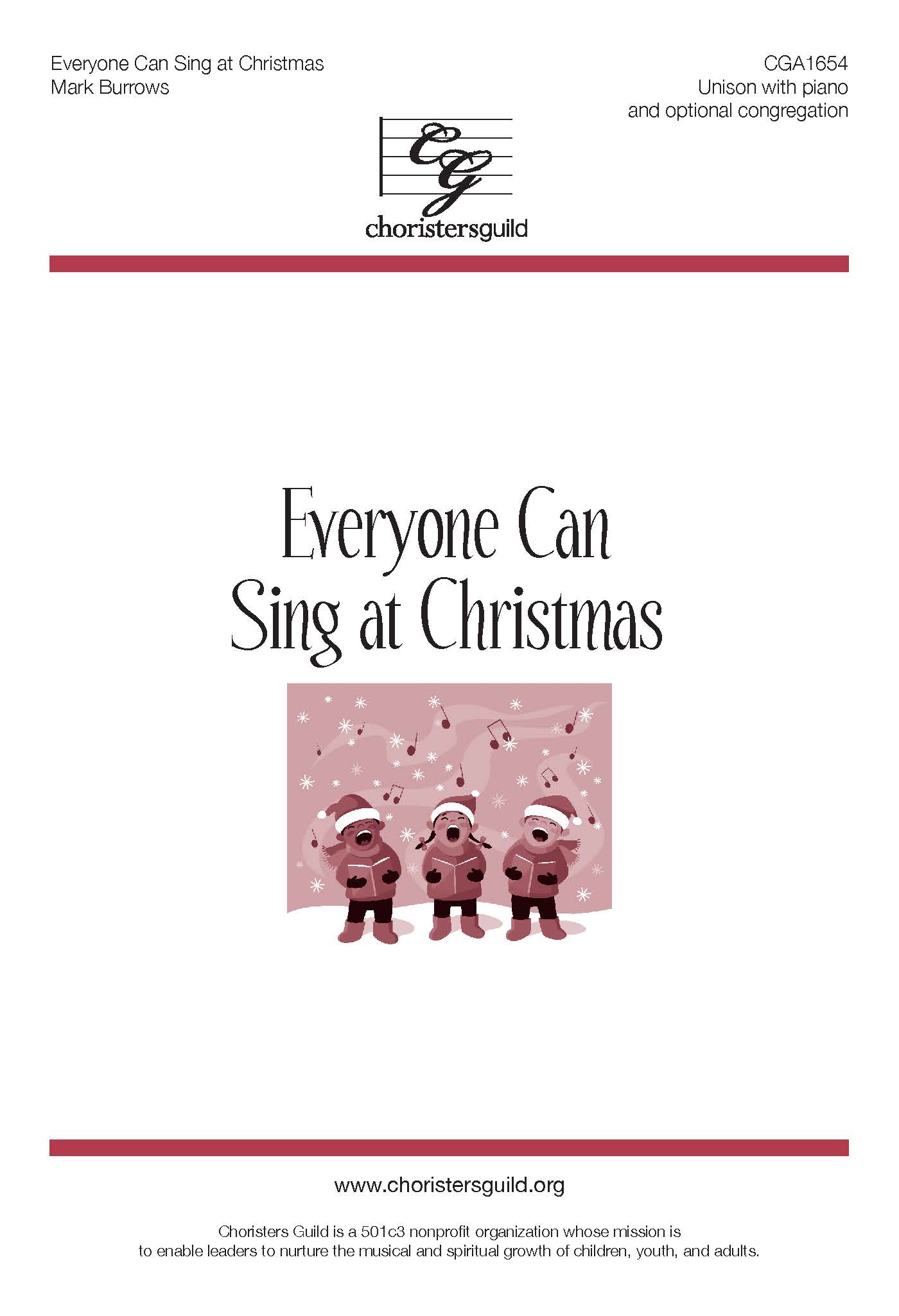 Everyone Can Sing at Christmas - Unison