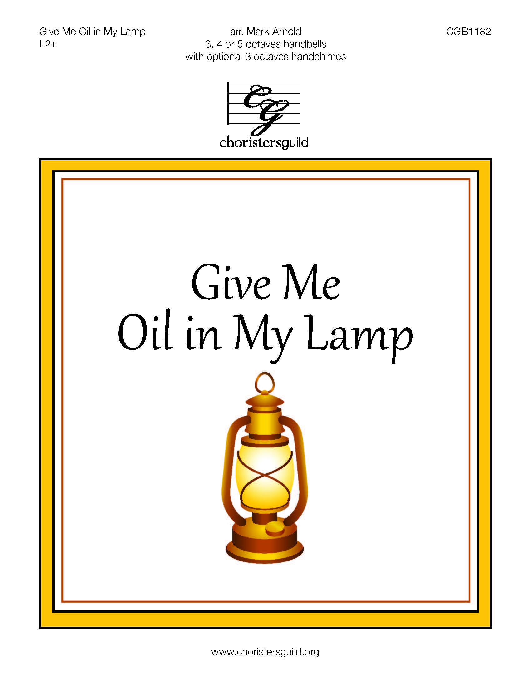 Give Me Oil in My Lamp - 3-5 octaves