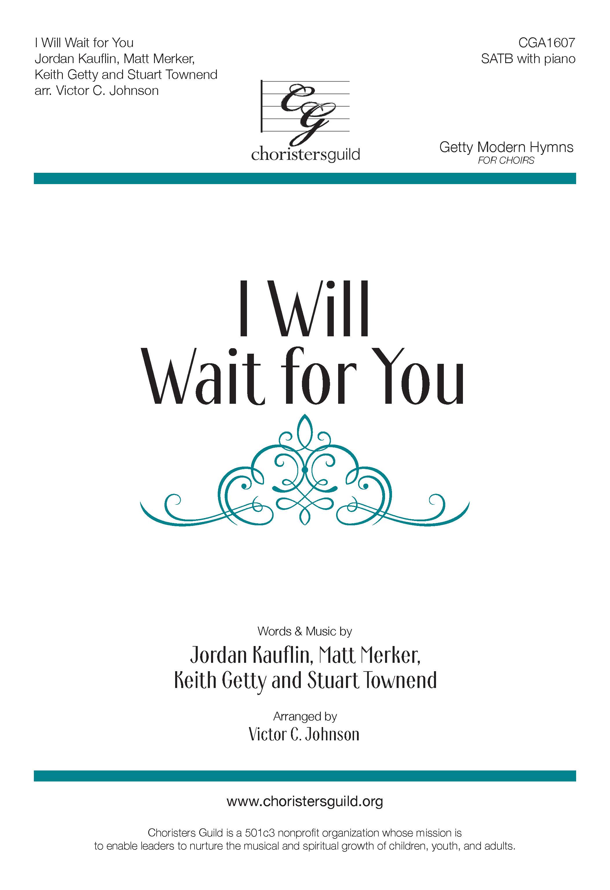 I Will Wait for You - SATB