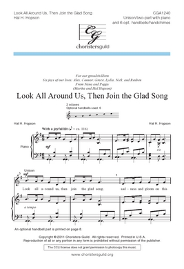 Look All Around Us, Then Join the Glad Song (Digital Download Accomp Track)