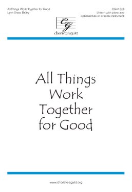All Things Work Together for Good (Digital Download Accompaniment Track)