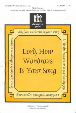 Lord, How Wondrous Is Your Song (Digital Download Accompaniment Track)