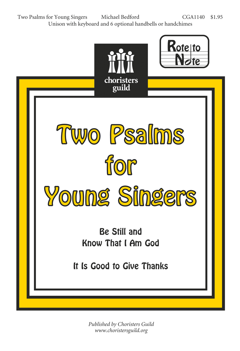 Two Psalms for Young Singers (Digital Download Accompaniment Track)