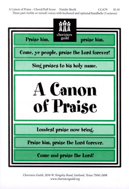 A Canon of Praise (Digital Download Accompaniment Track)