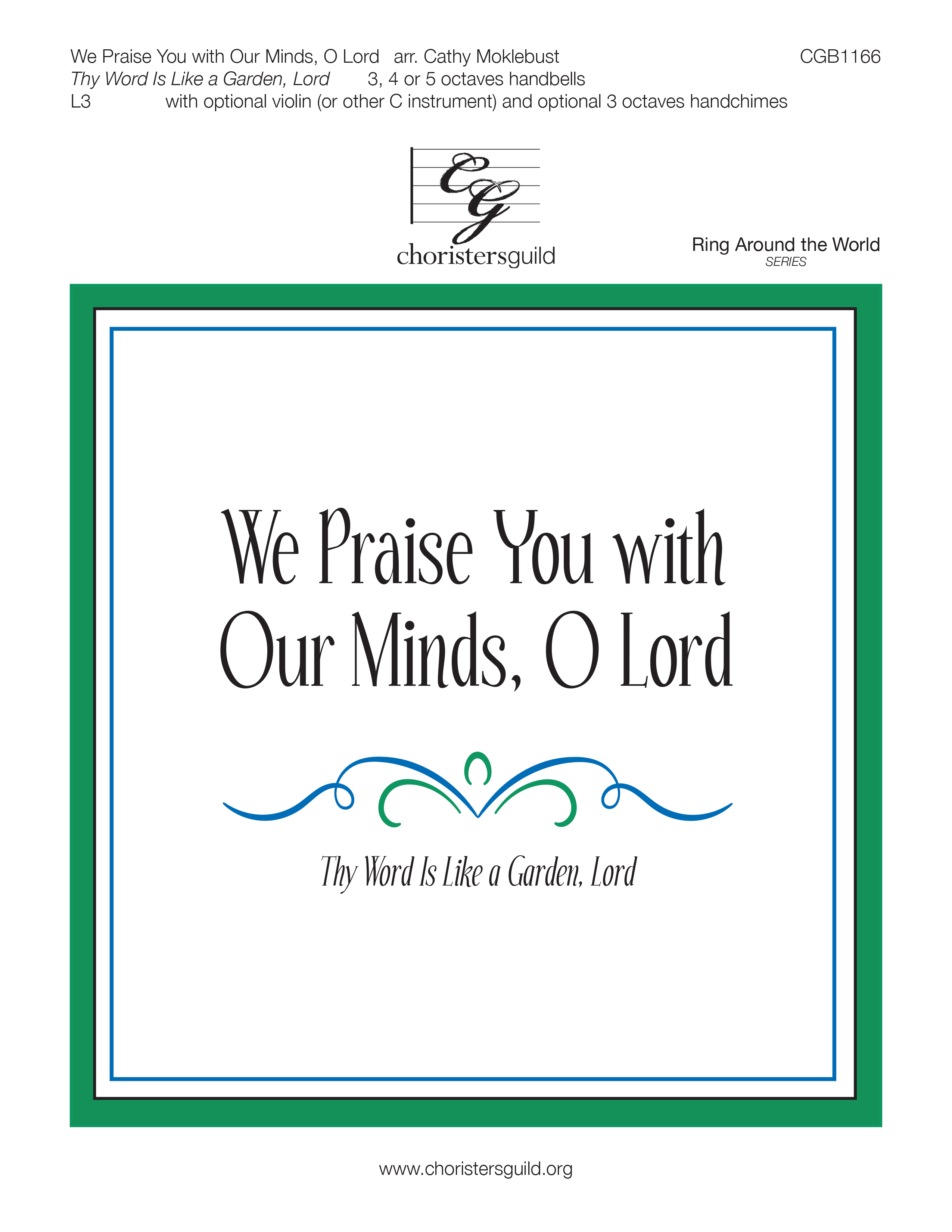 We Praise You with Our Minds, O Lord - 3-5 octaves