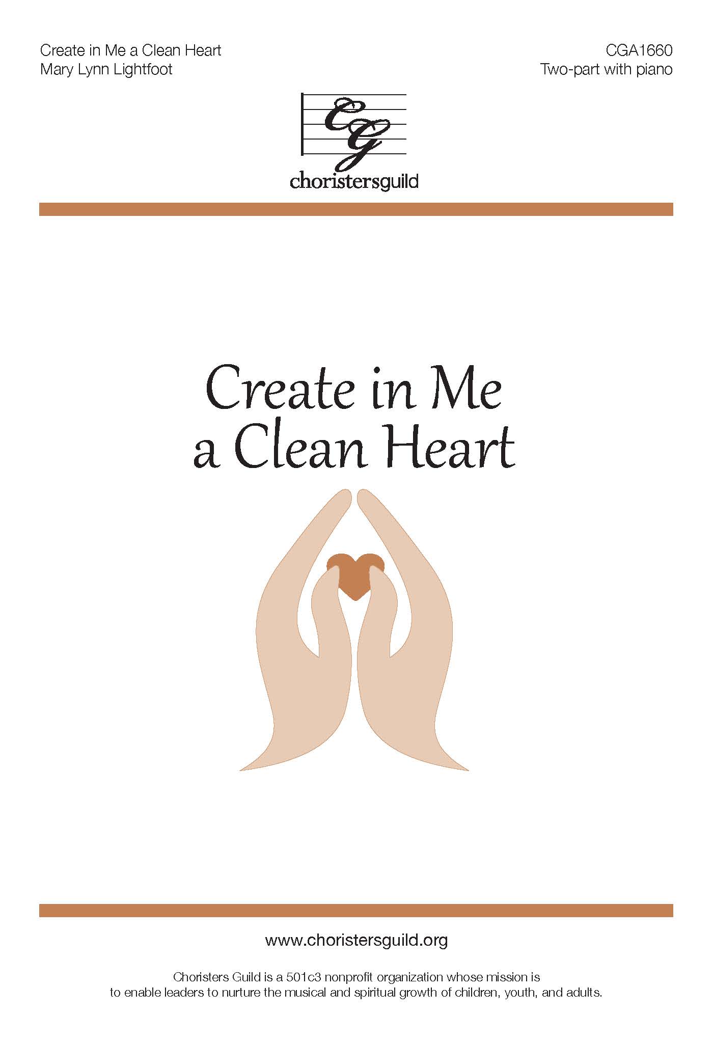 Create in Me a Clean Heart - Two-part