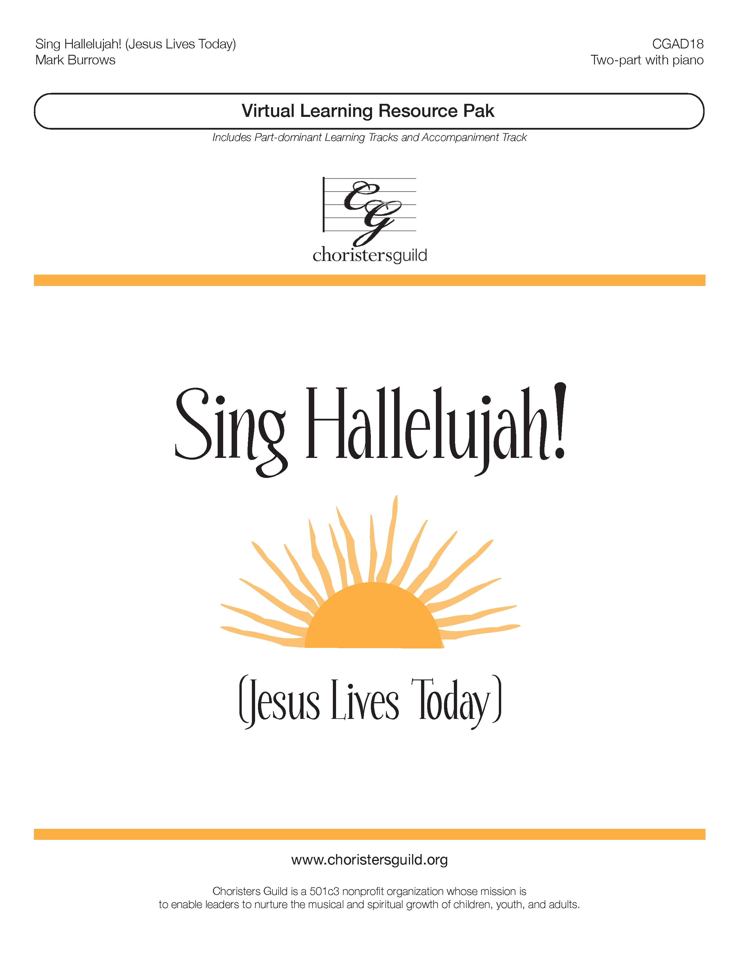 Sing Hallelujah! (Digital Download Pak) - Two-part