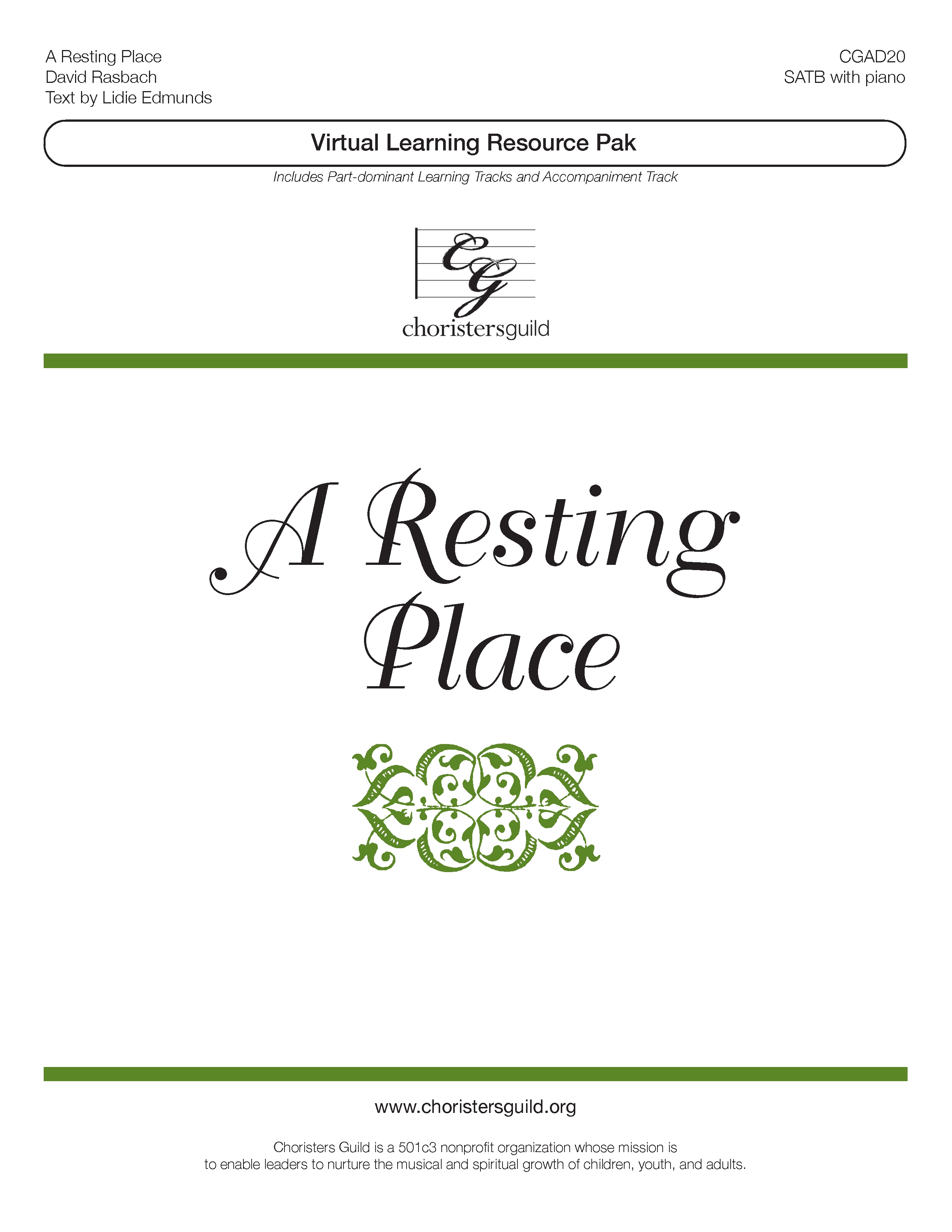 A Resting Place (Digital Download Pak) - SATB