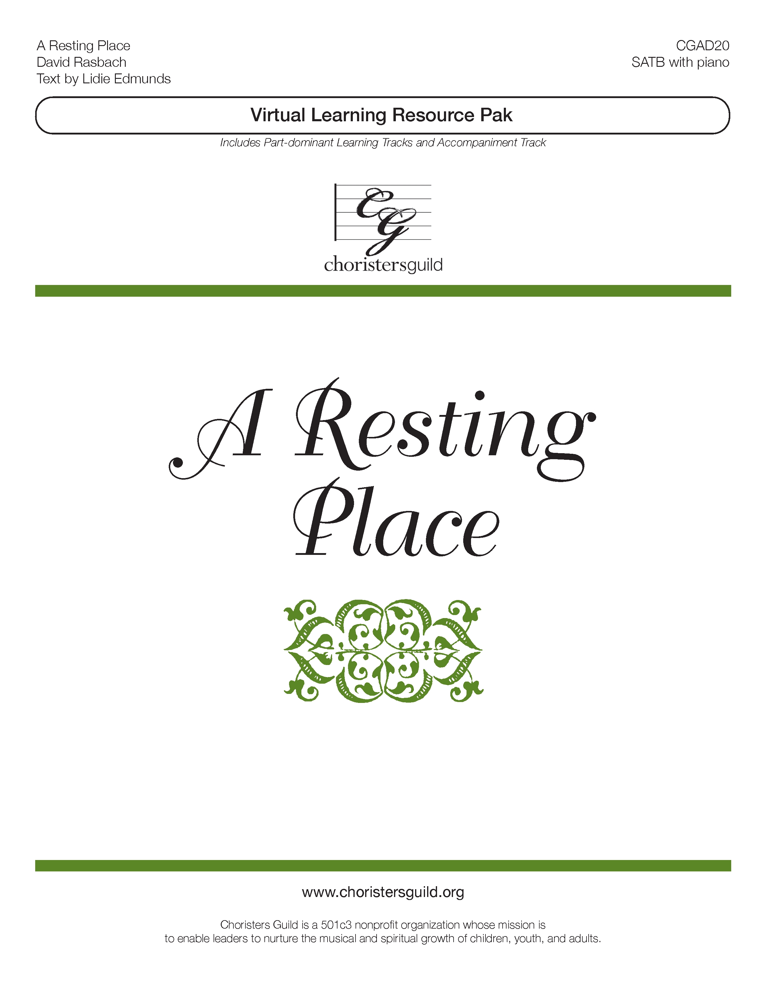 A Resting Place (Digital Download Pak) - SATB