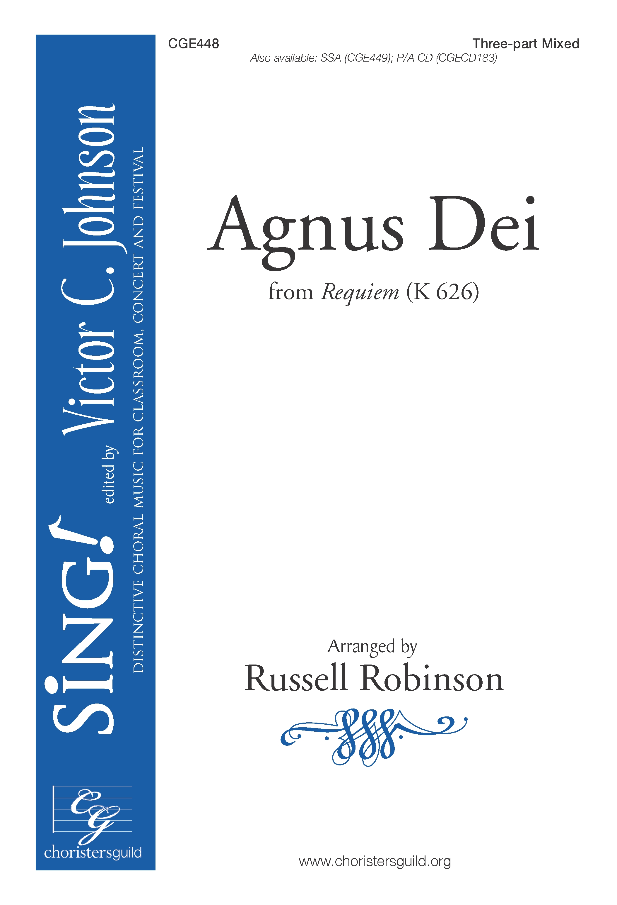 Agnus Dei (from Requiem K 626) - Three-part Mixed