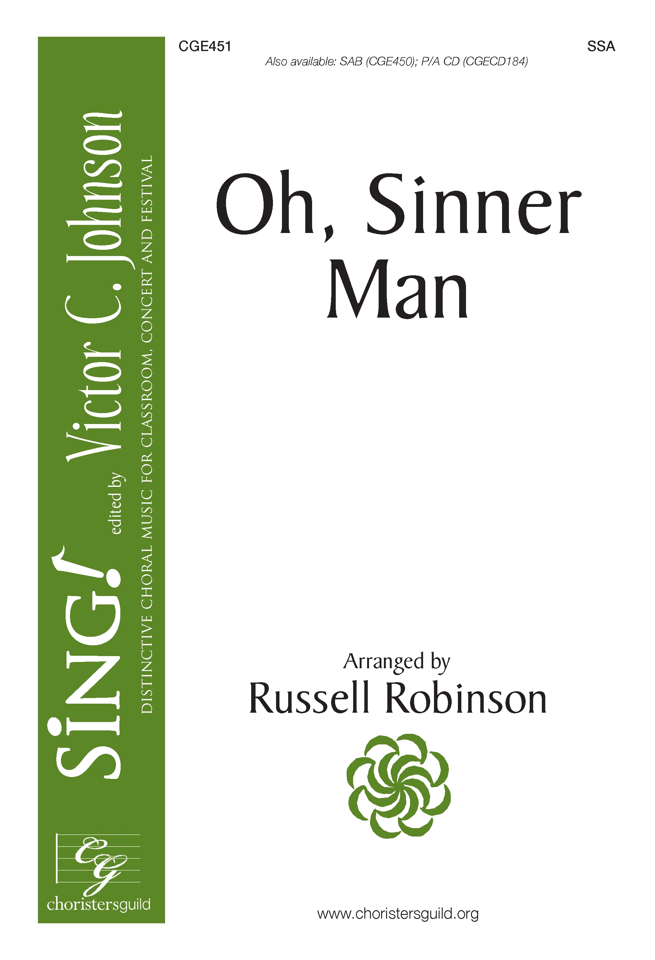 Oh, Sinner Man - SSA