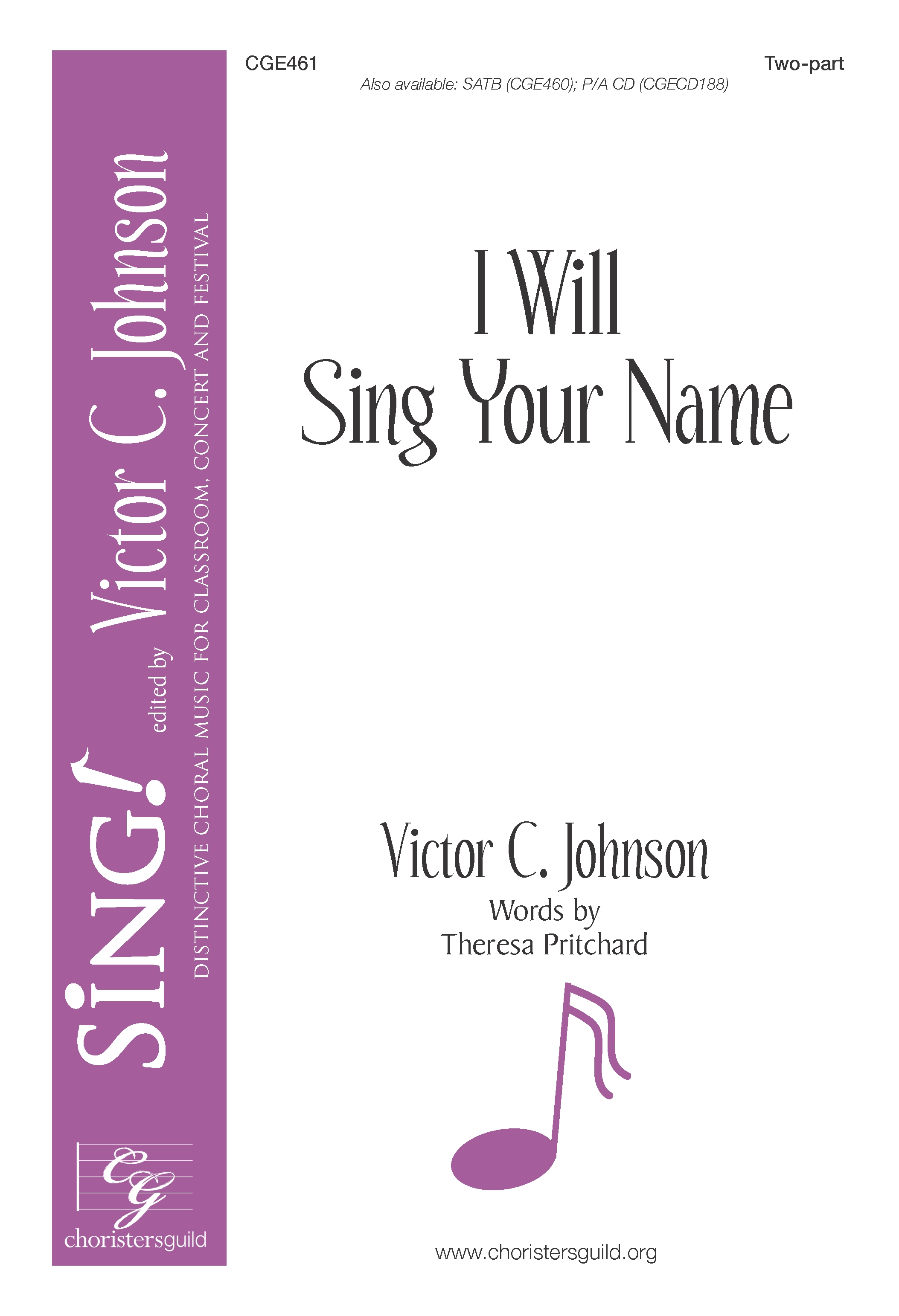 I Will Sing Your Name - Two-Part