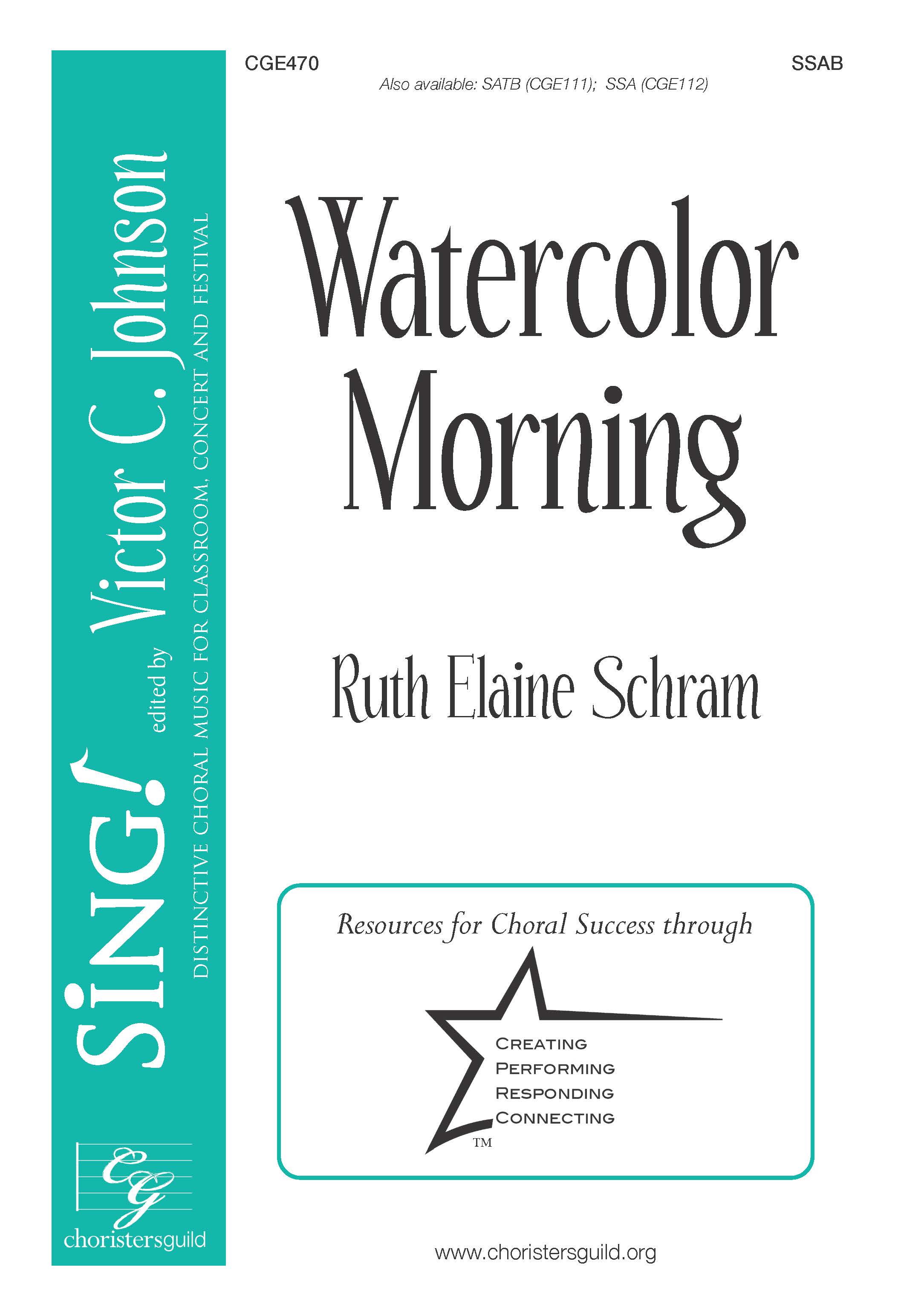 Watercolor Morning - SSAB