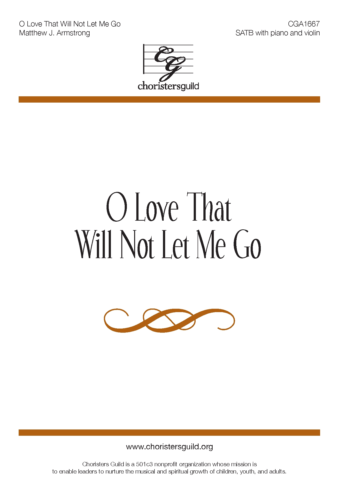 O Love That Will Not Let Me Go - SATB