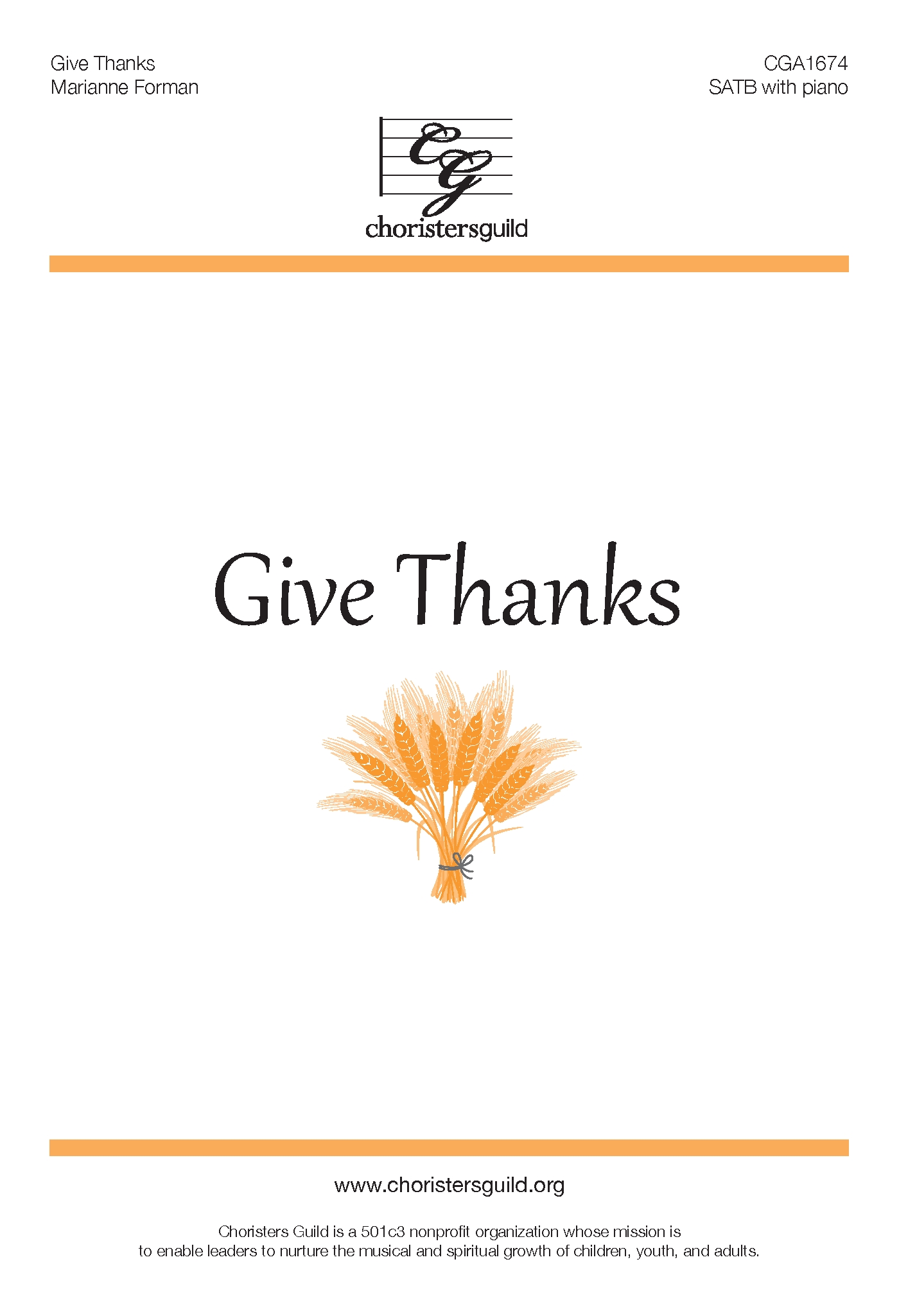 Give Thanks - SATB