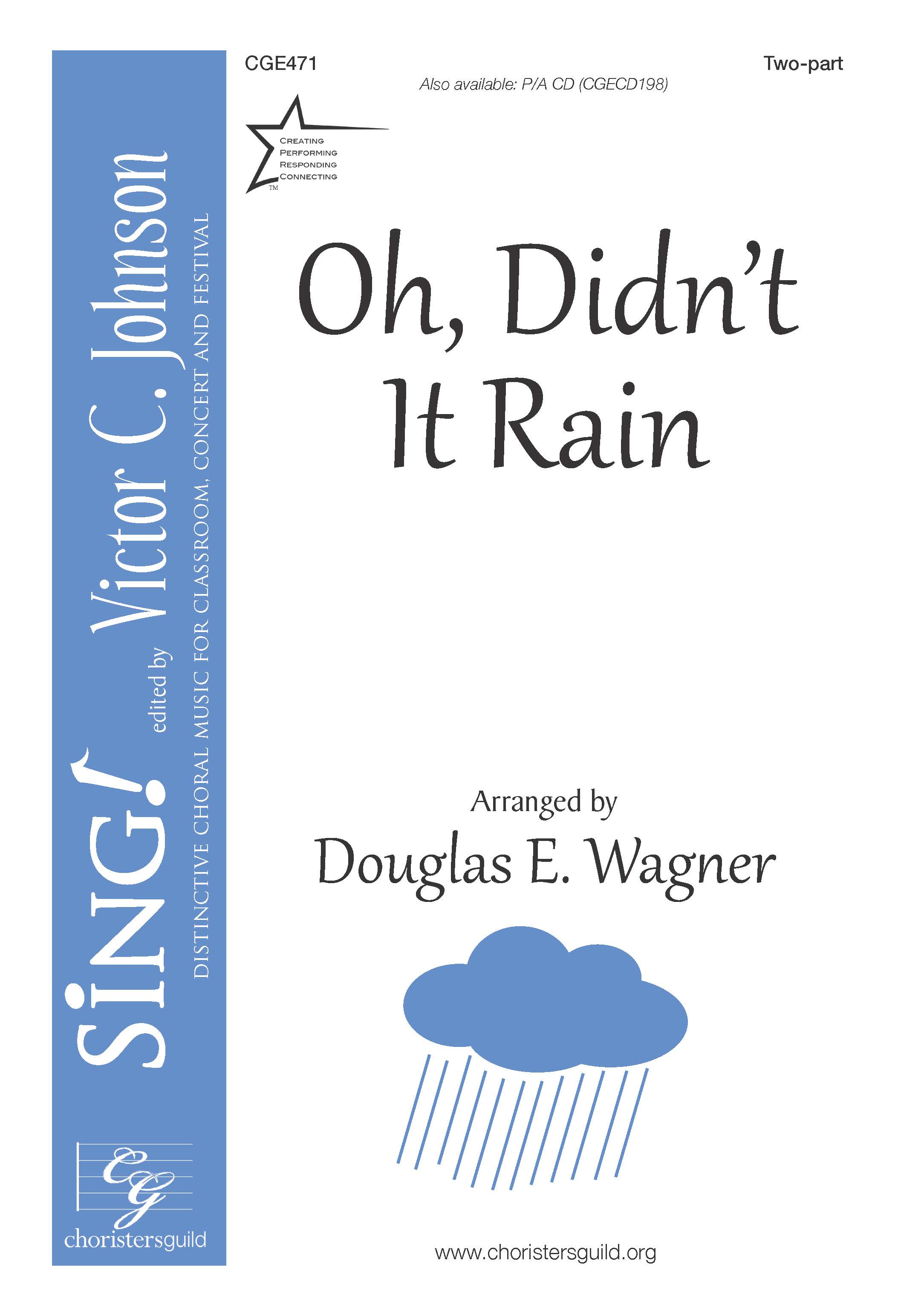 Oh, Didn't It Rain (Digital Download Accompaniment Track)